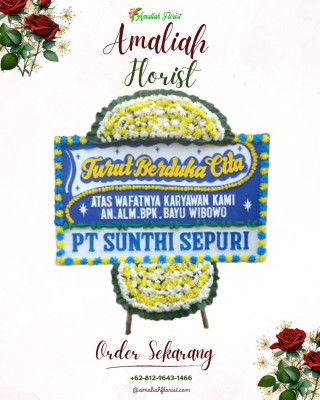 Papan Bunga Duka di Kahean